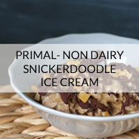 primal non dairy snickerdoodle ice cream